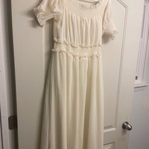Baltic born large cream dress